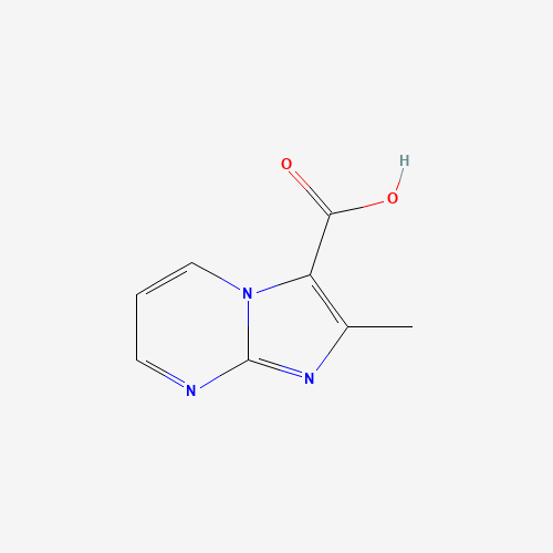 2-methylimidazo[1,2-a]pyrimidine-3-carboxylic acid (CAS: 90830-11-8) - Chemical Structure and Molecular Formula 