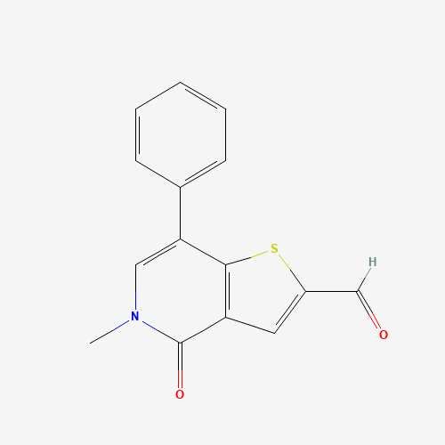 5-methyl-4-oxo-7-phenylthieno[3,2-c]pyridine-2-carbaldehyde (CAS: 1610520-48-3) - Related Chemical Product