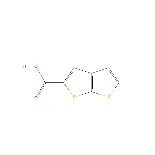 thieno[2,3-b]thiophene-5-carboxylic acid (CAS: 14756-75-3) - Chemical Structure and Molecular Formula 