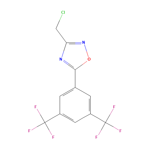 5-[3,5-bis(trifluoromethyl)phenyl]-3-(chloromethyl)-1,2,4-oxadiazole (CAS: 287198-14-5) - Related Chemical Product