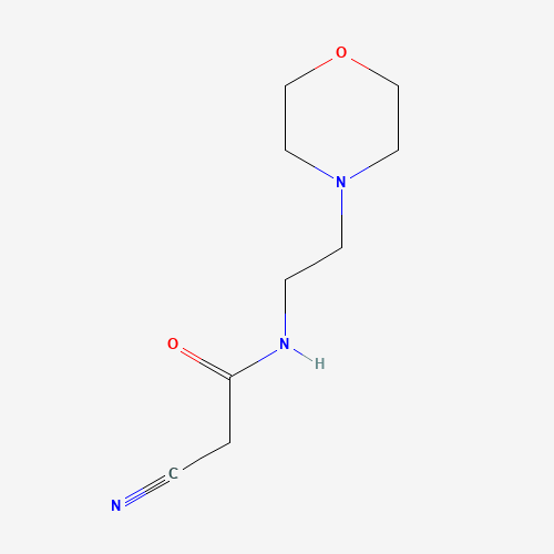 2-cyano-N-(2-morpholin-4-ylethyl)acetamide (CAS: 15029-26-2) - Related Chemical Product