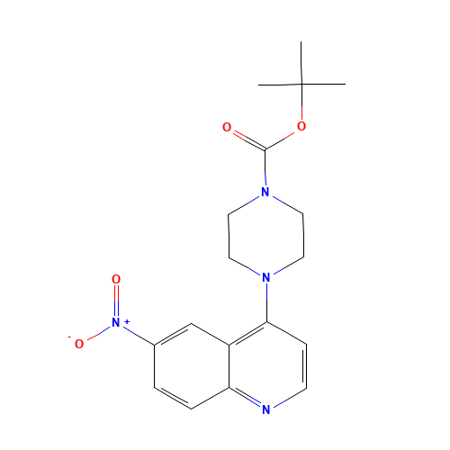 tert-butyl 4-(6-nitroquinolin-4-yl)piperazine-1-carboxylate (CAS: 227957-04-2) - Related Chemical Product