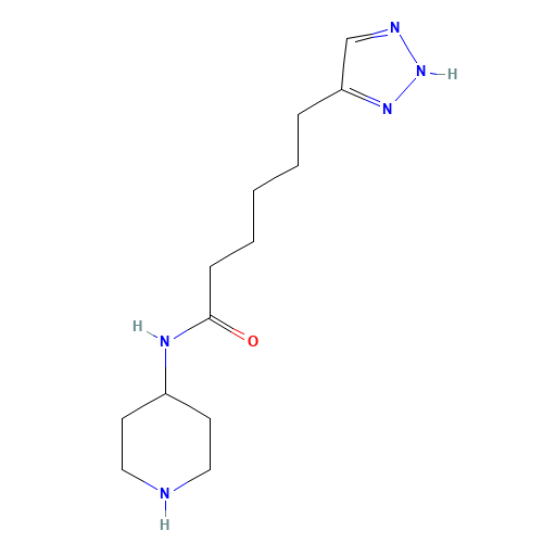 N-piperidin-4-yl-6-(2H-triazol-4-yl)hexanamide (CAS: 1613577-18-6) - Related Chemical Product