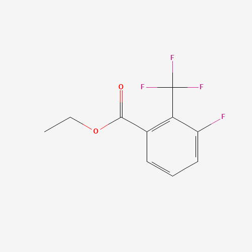 ethyl 3-fluoro-2-(trifluoromethyl)benzoate (CAS: 1214376-17-6) - Chemical Structure and Molecular Formula 