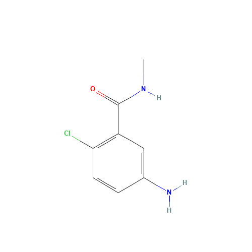 5-amino-2-chloro-N-methylbenzamide (CAS: 111362-49-3) - Chemical Structure and Molecular Formula 