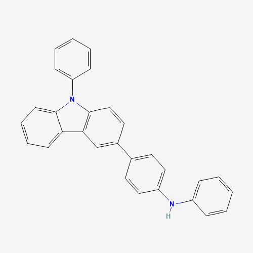 N-phenyl-4-(9-phenylcarbazol-3-yl)aniline (CAS: 1072194-21-8) - Related Chemical Product