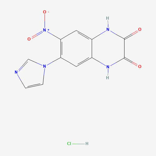 6-imidazol-1-yl-7-nitro-1,4-dihydroquinoxaline-2,3-dione;hydrochloride (CAS: 154164-30-4) - Related Chemical Product