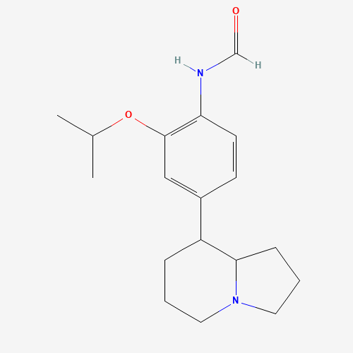 N-[4-(1,2,3,5,6,7,8,8a-octahydroindolizin-8-yl)-2-propan-2-yloxyphenyl]formamide (CAS: 1462951-66-1) - Related Chemical Product