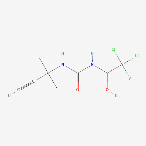 1-(2-methylbut-3-yn-2-yl)-3-(2,2,2-trichloro-1-hydroxyethyl)urea (CAS: 646506-48-1) - Related Chemical Product