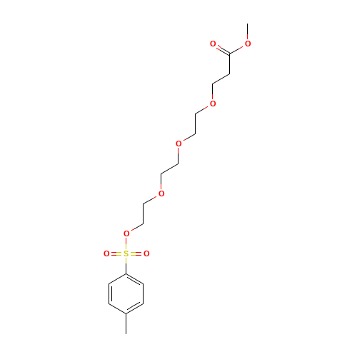 methyl 3-[2-[2-[2-(4-methylphenyl)sulfonyloxyethoxy]ethoxy]ethoxy]propanoate (CAS: 1239588-09-0) - Related Chemical Product