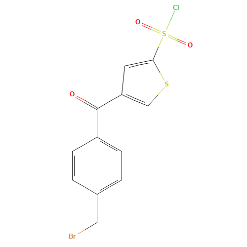 4-[4-(bromomethyl)benzoyl]thiophene-2-sulfonyl chloride (CAS: 118993-68-3) - Related Chemical Product