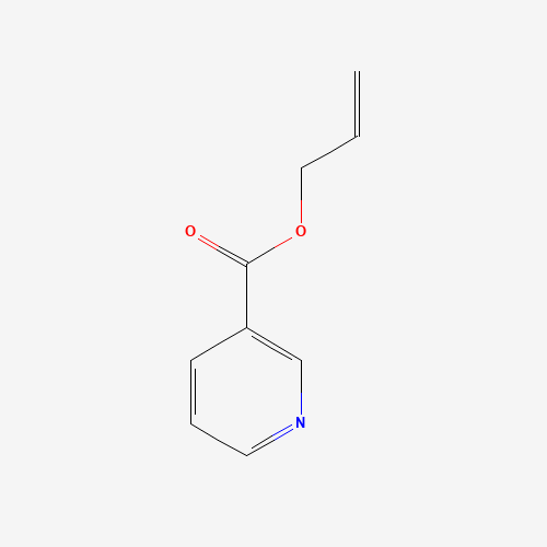 prop-2-enyl pyridine-3-carboxylate (CAS: 25635-12-5) - Chemical Structure and Molecular Formula 