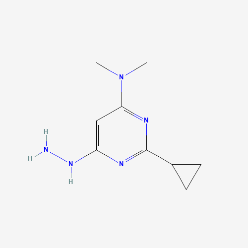 2-cyclopropyl-6-hydrazinyl-N,N-dimethylpyrimidin-4-amine (CAS: 1372906-74-5) - Related Chemical Product