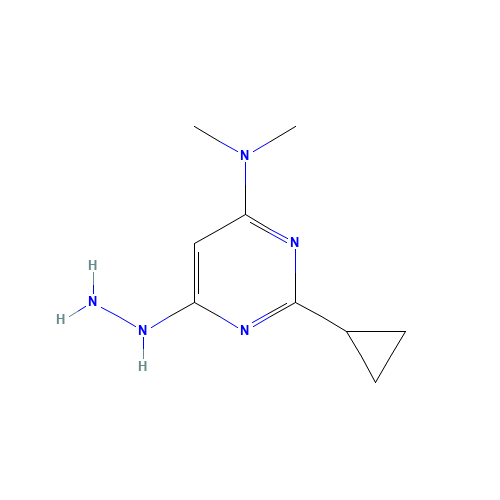2-cyclopropyl-6-hydrazinyl-N,N-dimethylpyrimidin-4-amine (CAS: 1372906-74-5) - Related Chemical Product