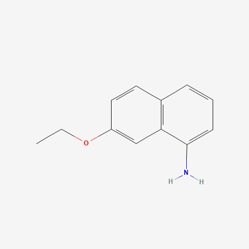 7-ethoxynaphthalen-1-amine (CAS: 624729-64-2) - Chemical Structure and Molecular Formula 