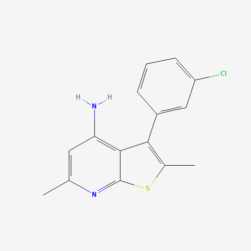 3-(3-chlorophenyl)-2,6-dimethylthieno[2,3-b]pyridin-4-amine (CAS: 1312594-14-1) - Related Chemical Product