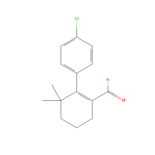 2-(4-chlorophenyl)-3,3-dimethylcyclohexene-1-carbaldehyde (CAS: 1257046-76-6) - Related Chemical Product