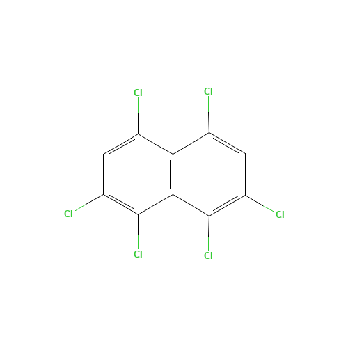 1,2,4,5,7,8-hexachloronaphthalene (CAS: 103426-92-2) - Chemical Structure and Molecular Formula 