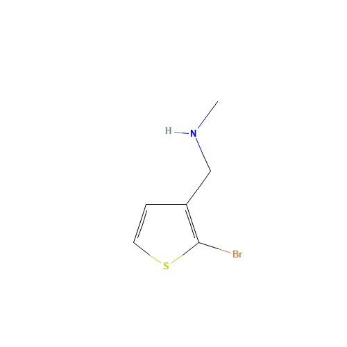 1-(2-bromothiophen-3-yl)-N-methylmethanamine (CAS: 331766-69-9) - Related Chemical Product