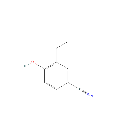 4-hydroxy-3-propylbenzonitrile (CAS: 105211-77-6) - Related Chemical Product