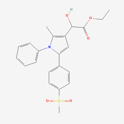 ethyl 2-hydroxy-2-[2-methyl-5-(4-methylsulfonylphenyl)-1-phenylpyrrol-3-yl]acetate (CAS: 1005451-44-4) - Related Chemical Product