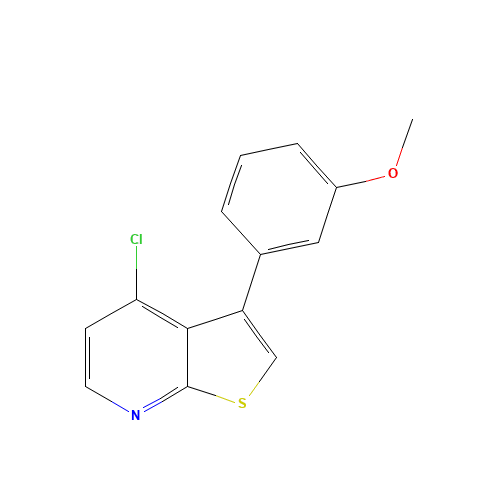 4-chloro-3-(3-methoxyphenyl)thieno[2,3-b]pyridine (CAS: 1312594-53-8) - Related Chemical Product