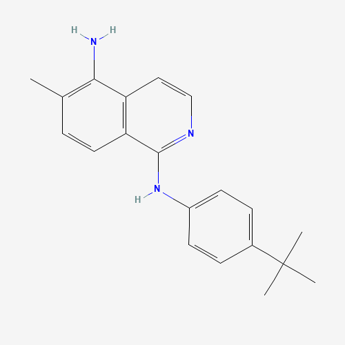 1-N-(4-tert-butylphenyl)-6-methylisoquinoline-1,5-diamine (CAS: 1187967-56-1) - Related Chemical Product