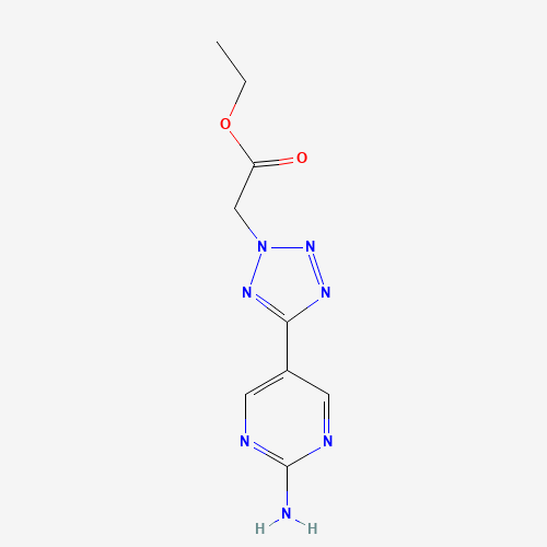 ethyl 2-[5-(2-aminopyrimidin-5-yl)tetrazol-2-yl]acetate (CAS: 1241898-02-1) - Related Chemical Product