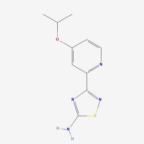 3-(4-propan-2-yloxypyridin-2-yl)-1,2,4-thiadiazol-5-amine (CAS: 1179362-18-5) - Related Chemical Product