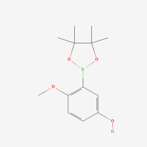 4-methoxy-3-(4,4,5,5-tetramethyl-1,3,2-dioxaborolan-2-yl)phenol (CAS: 1562342-07-7) - Related Chemical Product
