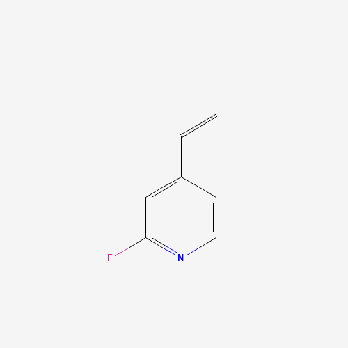 4-ethenyl-2-fluoropyridine (CAS: 552331-57-4) - Chemical Structure and Molecular Formula 