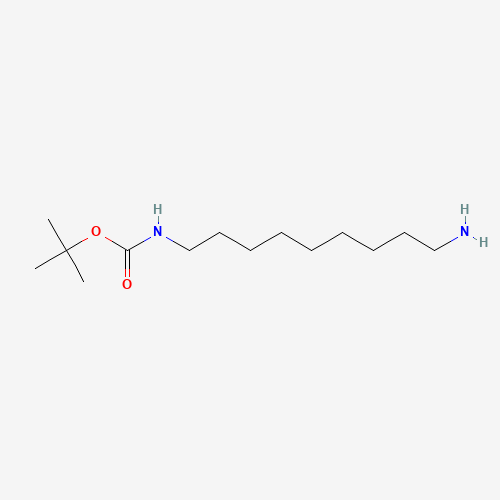 tert-butyl N-(9-aminononyl)carbamate (CAS: 510754-90-2) - Chemical Structure and Molecular Formula 