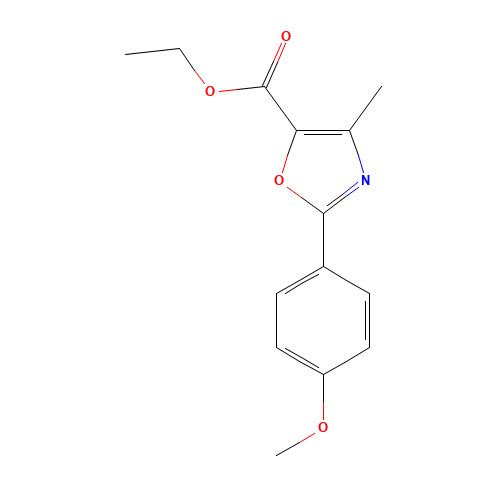 ethyl 2-(4-methoxyphenyl)-4-methyl-1,3-oxazole-5-carboxylate (CAS: 933773-21-8) - Related Chemical Product