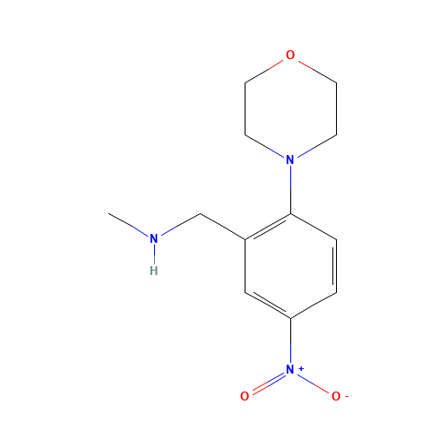 N-methyl-1-(2-morpholin-4-yl-5-nitrophenyl)methanamine (CAS: 1093798-66-3) - Related Chemical Product