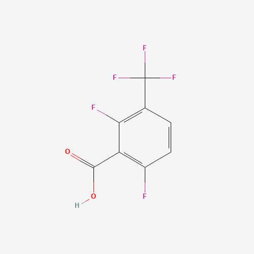 2,6-difluoro-3-(trifluoromethyl)benzoic acid (CAS: 1048921-49-8) - Chemical Structure and Molecular Formula 