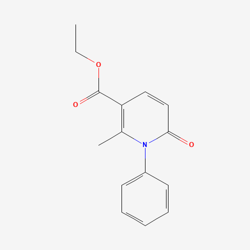 ethyl 2-methyl-6-oxo-1-phenylpyridine-3-carboxylate (CAS: 1246651-95-5) - Chemical Structure and Molecular Formula 