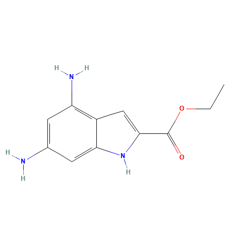ethyl 4,6-diamino-1H-indole-2-carboxylate (CAS: 1003708-86-8) - Related Chemical Product