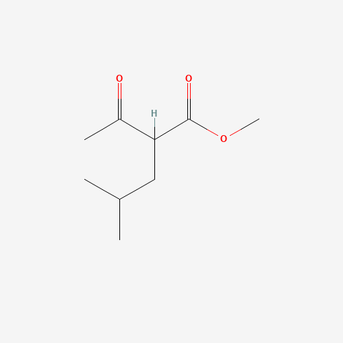 methyl 2-acetyl-4-methylpentanoate (CAS: 51756-09-3) - Chemical Structure and Molecular Formula 