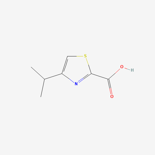 4-propan-2-yl-1,3-thiazole-2-carboxylic acid (CAS: 300831-06-5) - Chemical Structure and Molecular Formula 