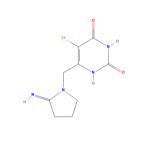5-chloro-6-[(2-iminopyrrolidin-1-yl)methyl]-1H-pyrimidine-2,4-dione (CAS: 183204-74-2) - Related Chemical Product