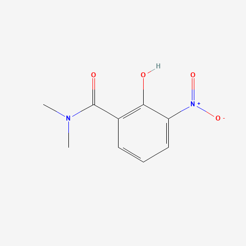 2-hydroxy-N,N-dimethyl-3-nitrobenzamide (CAS: 66952-65-6) - Chemical Structure and Molecular Formula 