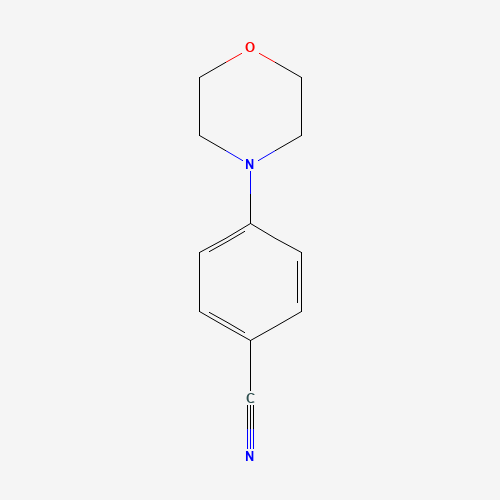 4-morpholin-4-ylbenzonitrile (CAS: 10282-31-2) - Chemical Structure and Molecular Formula 