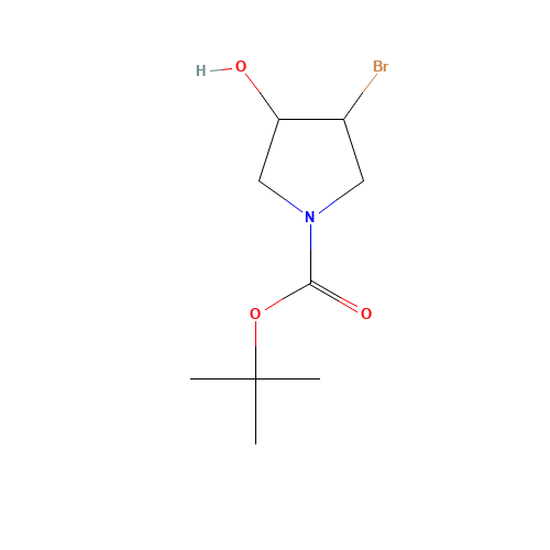 tert-butyl 3-bromo-4-hydroxypyrrolidine-1-carboxylate (CAS: 1017782-17-0) - Related Chemical Product