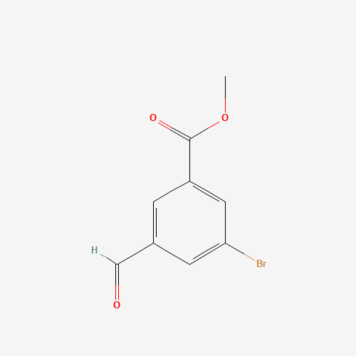 methyl 3-bromo-5-formylbenzoate (CAS: 377734-27-5) - Chemical Structure and Molecular Formula 