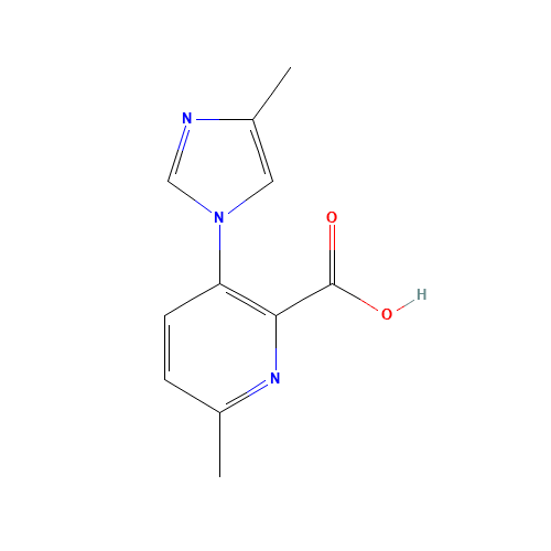 6-methyl-3-(4-methylimidazol-1-yl)pyridine-2-carboxylic acid (CAS: 1228431-34-2) - Related Chemical Product