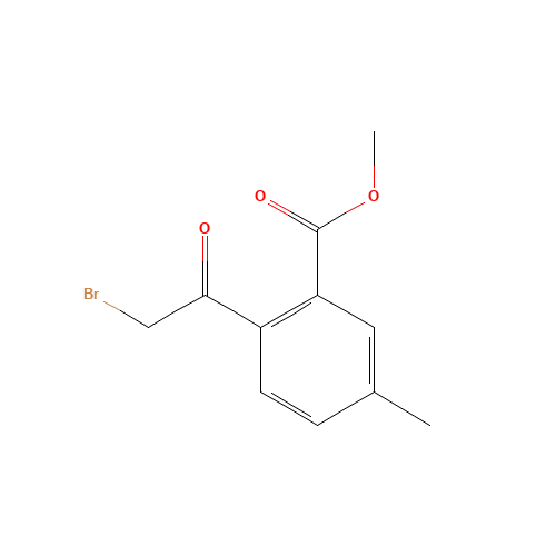 methyl 2-(2-bromoacetyl)-5-methylbenzoate (CAS: 1421923-09-2) - Related Chemical Product