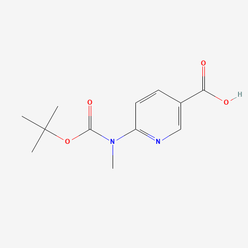 6-[methyl-[(2-methylpropan-2-yl)oxycarbonyl]amino]pyridine-3-carboxylic acid (CAS: 365413-11-2) - Related Chemical Product