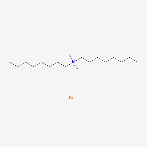 dimethyl(dioctyl)azanium;bromide (CAS: 3026-69-5) - Chemical Structure and Molecular Formula 