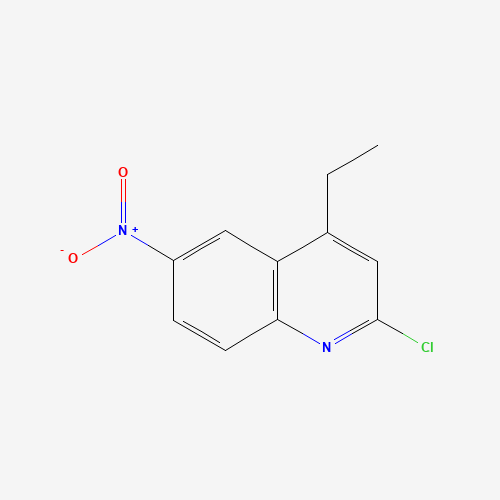 2-chloro-4-ethyl-6-nitroquinoline (CAS: 178481-19-1) - Chemical Structure and Molecular Formula 