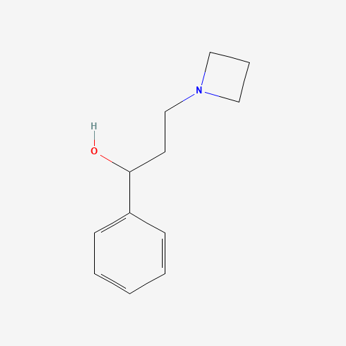 3-(azetidin-1-yl)-1-phenylpropan-1-ol (CAS: 1373823-55-2) - Chemical Structure and Molecular Formula 
